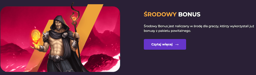 Grafika przedstawia Środowy Bonus w ShadowBit.