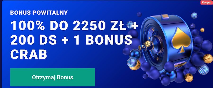 Bonus powitalny kasyna Frumzi.