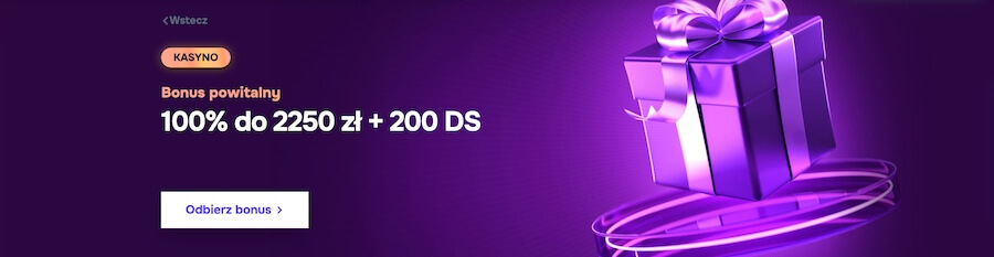 Bonus powitalny SGcasino. 