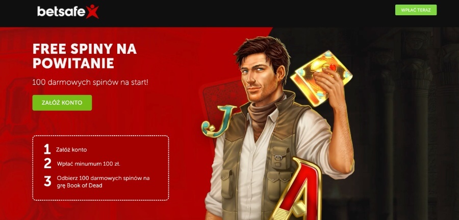 Betsafe - bonus powitalny